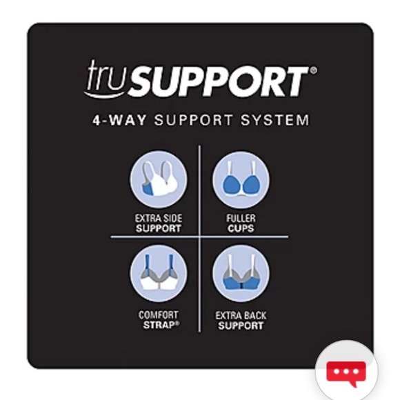 Playtex 18 Hour® Ultimate Shoulder Comfort Wireless Full Coverage Bra 4693 - Picture 3 of 16